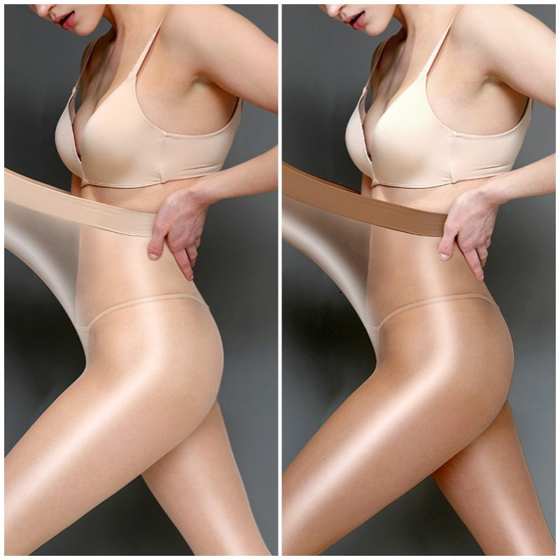 👠Shiny Sheer Pantyhose for Women – Breathable Fabric & Shimmer Finish