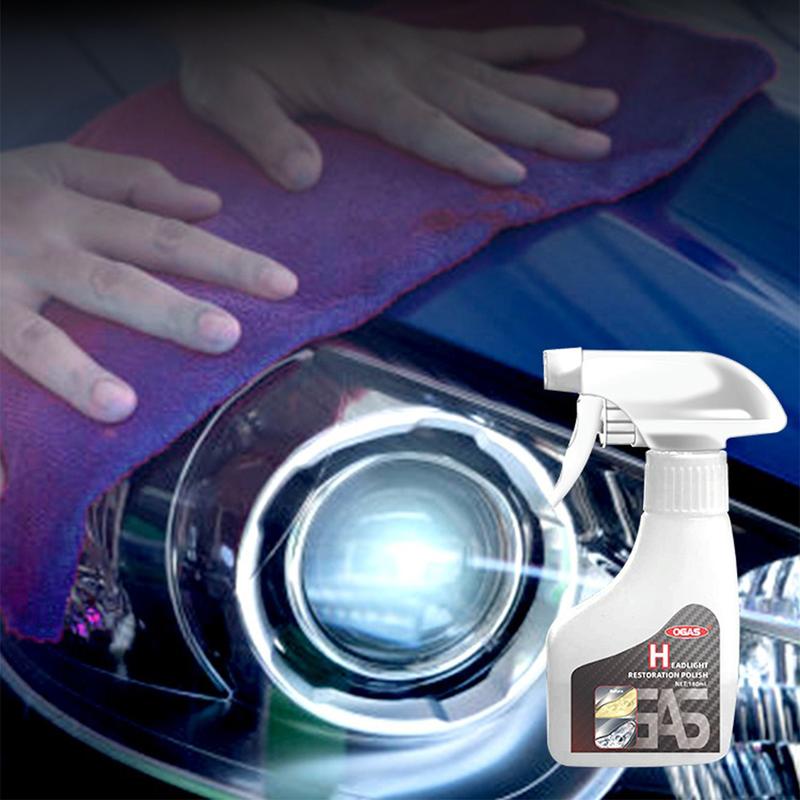 💡✨Automotive Headlamp Refurbisher & Crystallization Coating Agent Kit – Restore Clarity & Shine