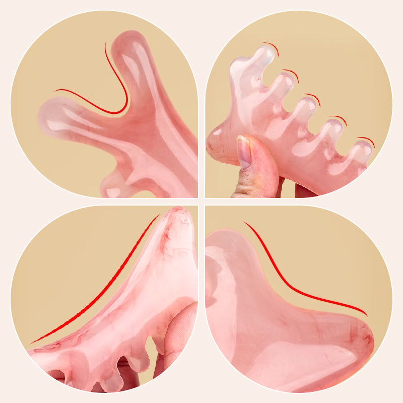 Multifunction Scalp Massage Comb Gua Sha Tool – Relax & Refresh Scalp, Promote Circulation 💆♀️