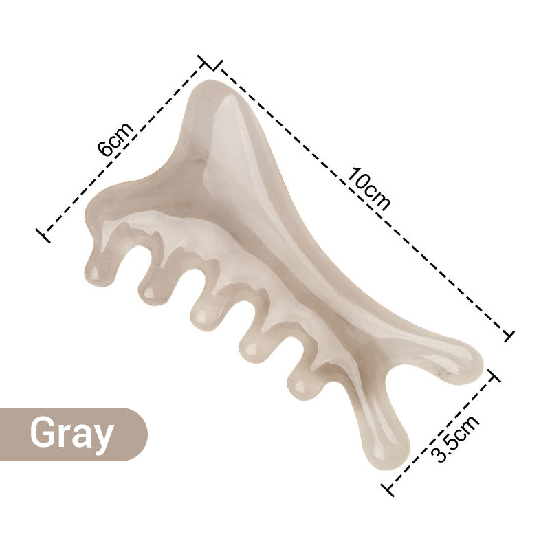 Multifunction Scalp Massage Comb Gua Sha Tool – Relax & Refresh Scalp, Promote Circulation 💆♀️