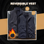 👕 Oversized Men's Sleeveless Vest Jacket – Roomy Fit, Functional Pockets, Trendy Street Style ✨