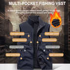 👕 Oversized Men's Sleeveless Vest Jacket – Roomy Fit, Functional Pockets, Trendy Street Style ✨