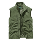 👕 Oversized Men's Sleeveless Vest Jacket – Roomy Fit, Functional Pockets, Trendy Street Style ✨