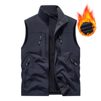 👕 Oversized Men's Sleeveless Vest Jacket – Roomy Fit, Functional Pockets, Trendy Street Style ✨