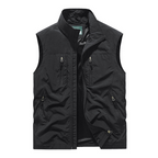 👕 Oversized Men's Sleeveless Vest Jacket – Roomy Fit, Functional Pockets, Trendy Street Style ✨