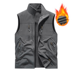 👕 Oversized Men's Sleeveless Vest Jacket – Roomy Fit, Functional Pockets, Trendy Street Style ✨