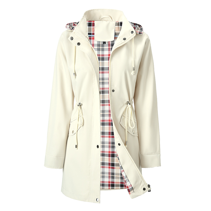 Women Waterproof Long Hooded Trench Coat 👯 – Slim Fit, Elegant Trench Style for Office & Weekend Dates ✨