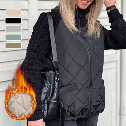 Women's Knit Patchwork Puffy Jacket ✨ – Unique Knit Panels + Puffy Silhouette, Stylish for Café Dates & Street Shoots 🛍️