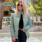 Women's Knit Patchwork Puffy Jacket ✨ – Unique Knit Panels + Puffy Silhouette, Stylish for Café Dates & Street Shoots 🛍️