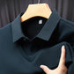 Men's Lapel Faux Two-Piece Knitted Shirt 👔🧶✨ – Casual Comfy Knit Top, Great for Daily Wear & Office Outfits