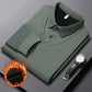 Men's Lapel Faux Two-Piece Knitted Shirt 👔🧶✨ – Casual Comfy Knit Top, Great for Daily Wear & Office Outfits