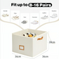 Fabric Shoe Organizer Storage Box 👟📦 – Space-Saving for Neat Footwear Organization ✨