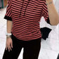 Women's Striped Top & Solid Pants Set ✨🩱 – Chic Striped-Solid Combo, Soft Fabric, Perfect for Casual Hangouts & Weekends