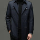 Men's Medium-Length Trench Coat with Detachable Inner 🧥🌡️ – 1-Coat 2-Ways, Warm for Autumn/Winter, Perfect for Daily & Commute