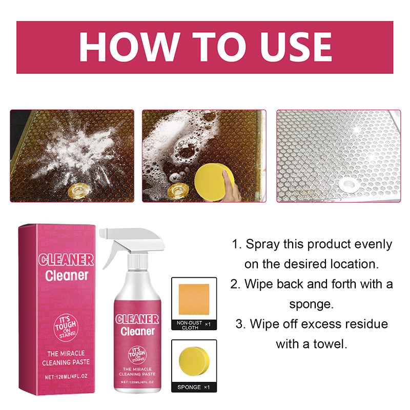 🔥HOT SALE🔥Multi-Purpose Kitchen Cleaner Set | Buy 2 Get 1 Free