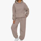 Casual Hooded 2-Piece Set 👕👖 – Soft Fabric, Easy-Match for Daily/Home