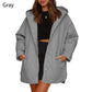 Women's Winter Hooded Quilted Jacket 🍂 – Quilted Detail, Lightweight Warmth for Daily Use