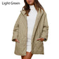 Women's Winter Hooded Quilted Jacket 🍂 – Quilted Detail, Lightweight Warmth for Daily Use