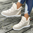 Women's Mid-Calf Snow Boots 👢 – Cozy Fleece, Anti-Slip Sole for Winter Walks/Daily