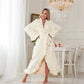 Soft Fluffy Bathrobe 🧖♀️ – Skin-Friendly Fabric, Cozy Warmth for Post-Shower