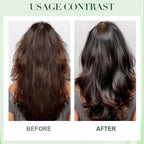 Hair Straightening & Softening Cream with Built-In Comb