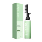 Hair Straightening & Softening Cream with Built-In Comb
