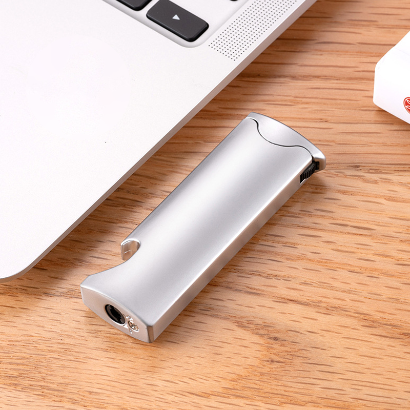 Windproof lighter with built-in bottle opener