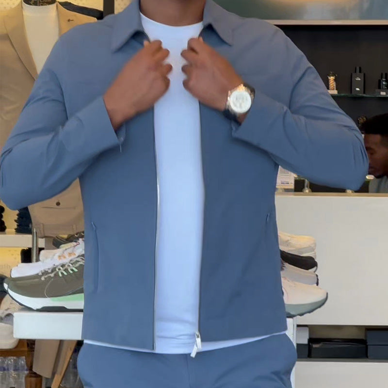 Men's Casual Top & Pants 2-Piece Set 👕👖 – Stylish for Daily Wear & Outings