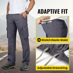 Durable Men’s Cargo Pants 🥾 – Multi-Pocket Relaxed Fit for Camping/Street Wea