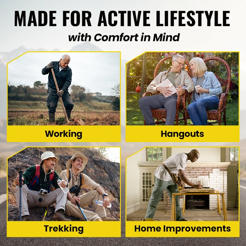 Durable Men’s Cargo Pants 🥾 – Multi-Pocket Relaxed Fit for Camping/Street Wea