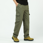 Durable Men’s Cargo Pants 🥾 – Multi-Pocket Relaxed Fit for Camping/Street Wea