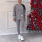 Women's Casual Sweatshirt Leggings Set 🛋️ – Cozy & Effortless for Lounge/Daily Wear