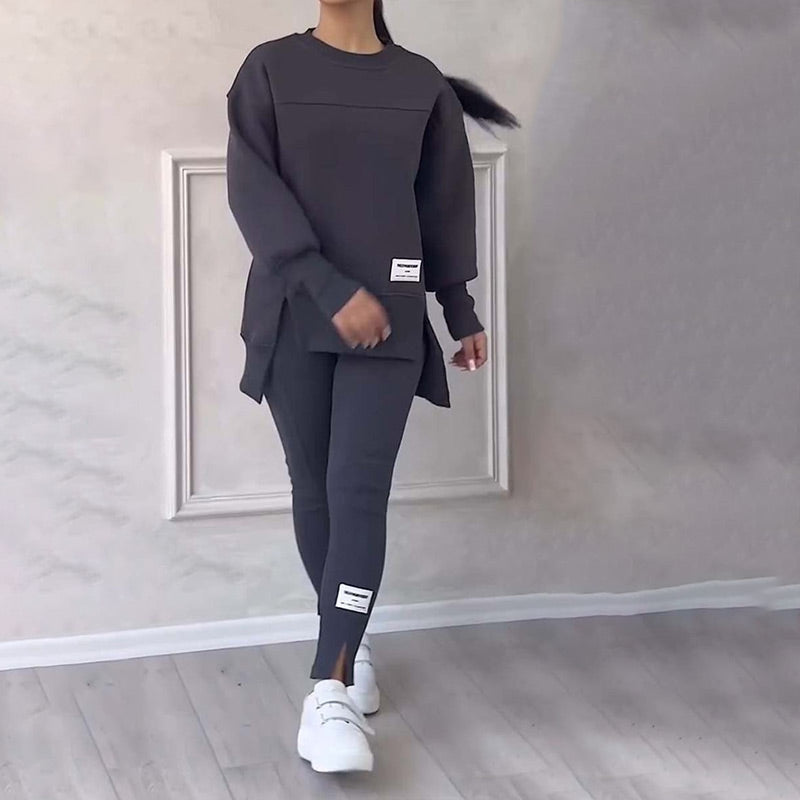 Women's Casual Sweatshirt Leggings Set 🛋️ – Cozy & Effortless for Lounge/Daily Wear