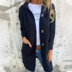 Soft Women's Button-Down Hooded Cardigan 🍂 – Casual Style for Errands/Fall Layering