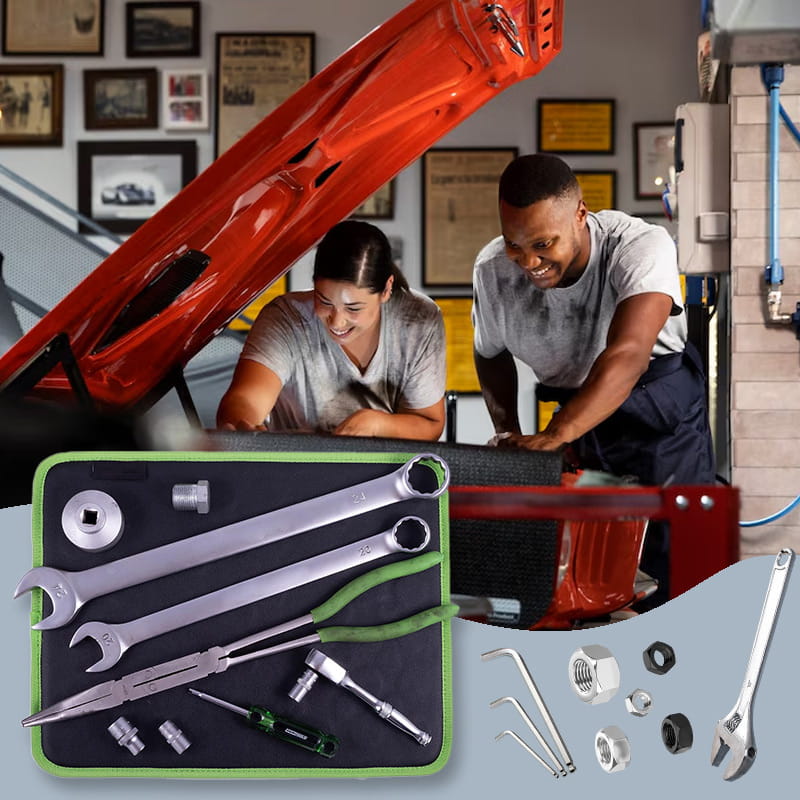 Powerful Magnetic Tool Mat 🚗 – Holds Tools Firm on Bumpy Surfaces, Easy-Clean for Mechanic Workstations