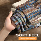 Men's Geometric Pattern Boxer Briefs 🩲 – Modal Breathable Fabric & Moisture-Wicking for Daily/Workout