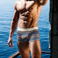 Men's Geometric Pattern Boxer Briefs 🩲 – Modal Breathable Fabric & Moisture-Wicking for Daily/Workout