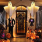 Halloween Glowing Ghost Chandelier 👻 – Warm Light Flicker, Easy Hang for Party Living Room