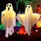 Halloween Glowing Ghost Chandelier 👻 – Warm Light Flicker, Easy Hang for Party Living Room