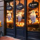 Halloween Glowing Ghost Chandelier 👻 – Warm Light Flicker, Easy Hang for Party Living Room