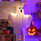 Halloween Glowing Ghost Chandelier 👻 – Warm Light Flicker, Easy Hang for Party Living Room