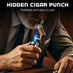 Triple flame refillable cigar lighter