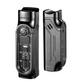 Triple flame refillable cigar lighter