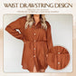 🧥 Women's Solid Shirt Suit Long-Sleeve – Simple and neat design, suitable for both workplace and casual wear.