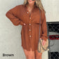 🧥 Women's Solid Shirt Suit Long-Sleeve – Simple and neat design, suitable for both workplace and casual wear.