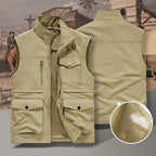 🚶♂️ Men's Outdoor Casual Vest with Multi Pockets – Comfortable & Functional for Outdoor Lifestyles