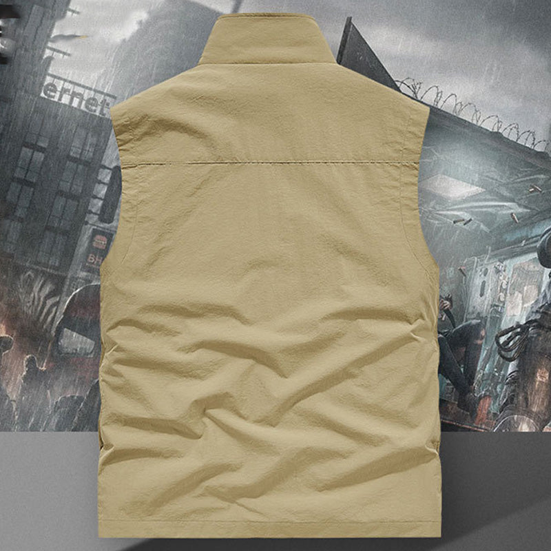 🚶♂️ Men's Outdoor Casual Vest with Multi Pockets – Comfortable & Functional for Outdoor Lifestyles