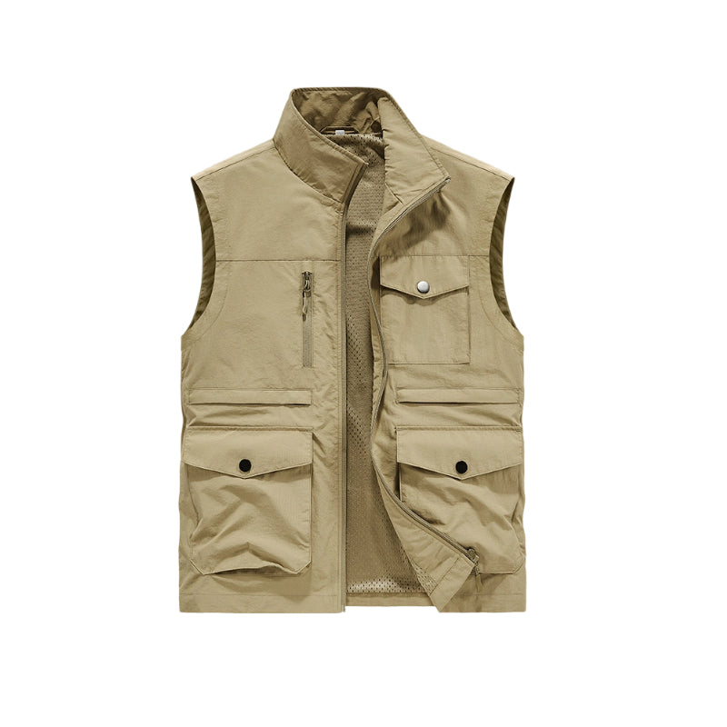 🚶♂️ Men's Outdoor Casual Vest with Multi Pockets – Comfortable & Functional for Outdoor Lifestyles