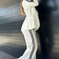 👑Women's Luxury Lapel Suit & Wide Leg Pants Set – Chic Tailored Elegance for Sophisticated Style💫