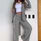 👑Women's Luxury Lapel Suit & Wide Leg Pants Set – Chic Tailored Elegance for Sophisticated Style💫